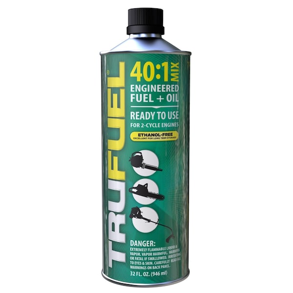 Trufuel TruFuel Ethanol-Free 2-Cycle 40:1 Engineered Fuel and Oil 32 oz 6525538 - main